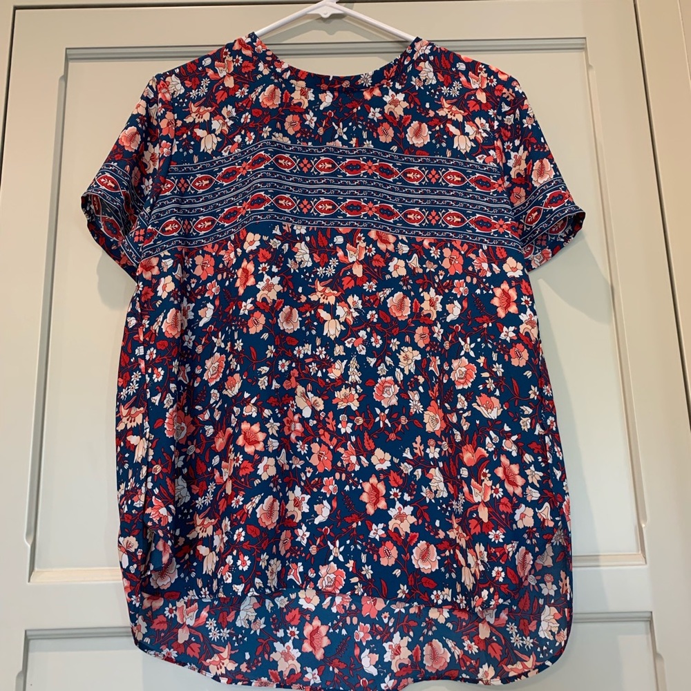 Loft short sleeve blouse